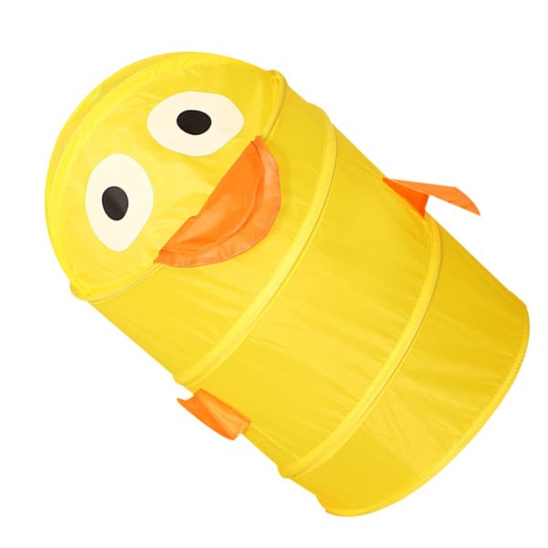Collapsible Cartoon Duck Clothes Laundry Basket