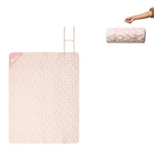 Japanese style outdoor picnic mat is foldable, machine washable and portable