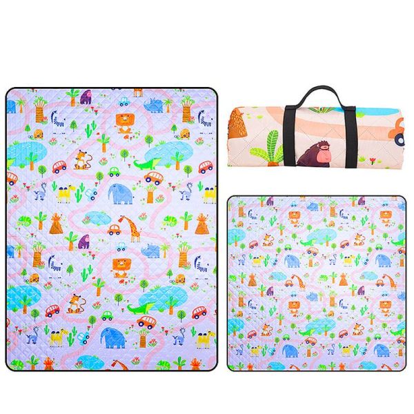 Cute portable waterproof picnic mat