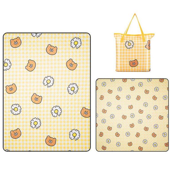 Cute portable waterproof picnic mat