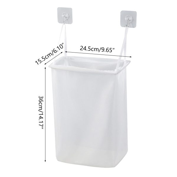 Wall Mounted Clothes Storage Laundry Basket