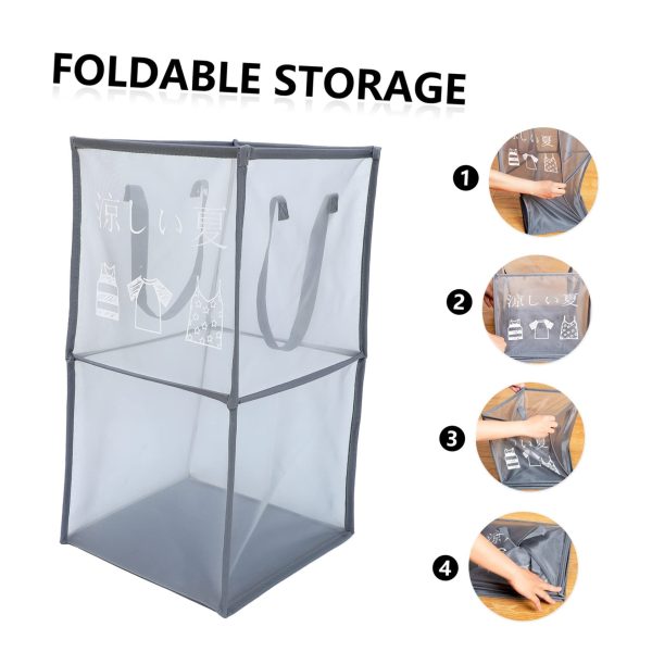 Foldable Large Square Storage Laundry Basket