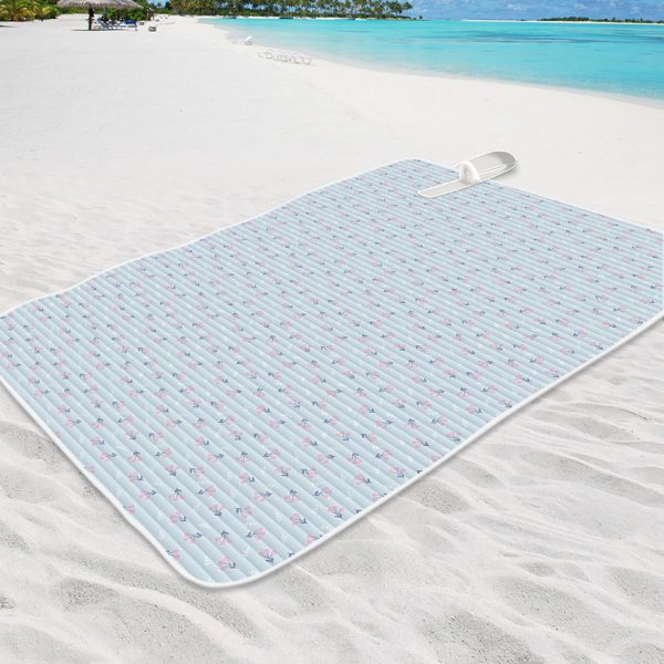 Creative printed aluminum foil camping tent floor mat picnic mat