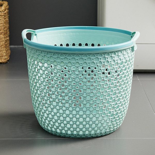 Portable Large Waterproof Hollow Clothes Storage Laundry Basket