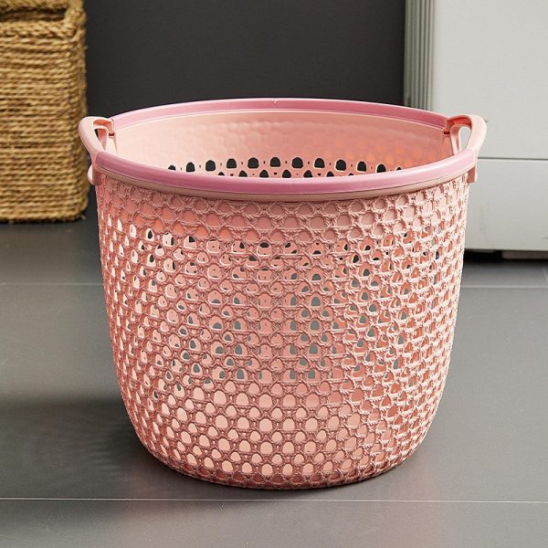 Portable Large Waterproof Hollow Clothes Storage Laundry Basket