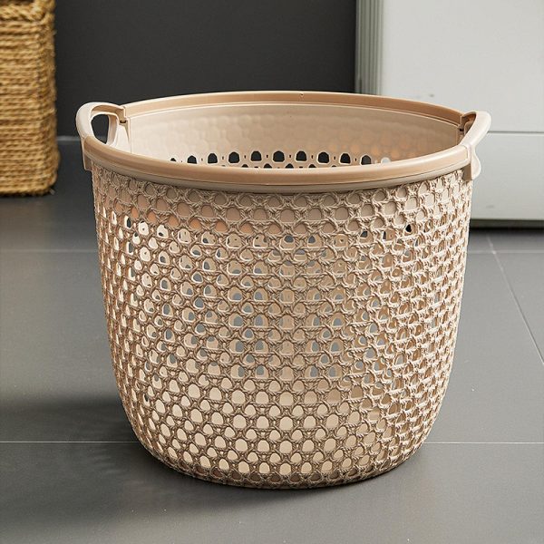 Portable Large Waterproof Hollow Clothes Storage Laundry Basket