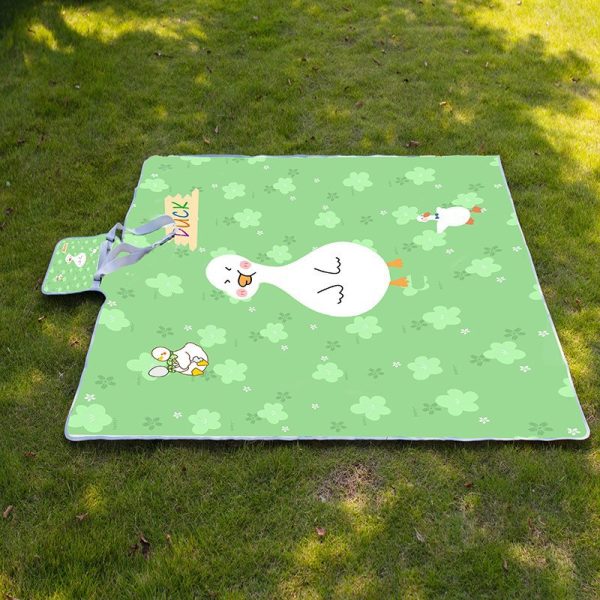 Cartoon children's thickened anti-fall waterproof picnic mat beach mat