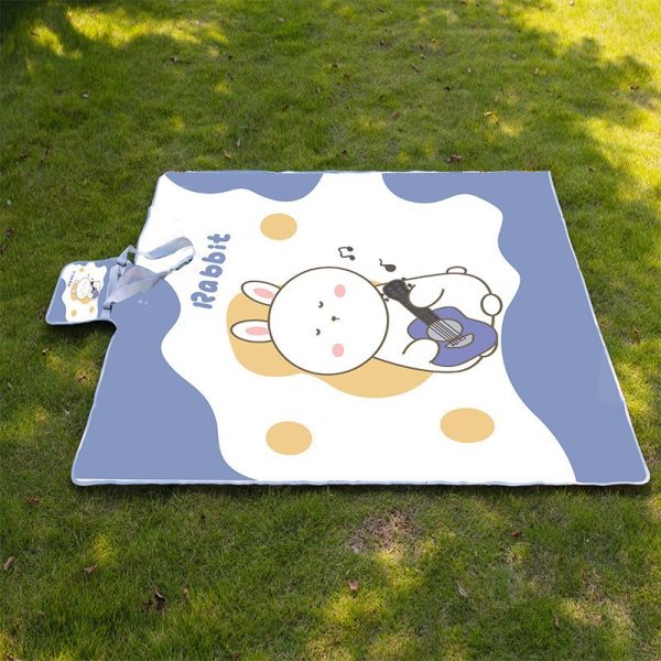 Cartoon children's thickened anti-fall waterproof picnic mat beach mat