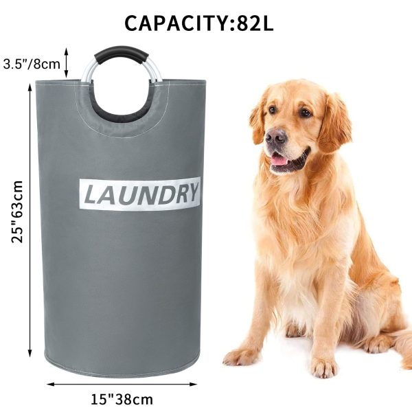 Large Waterproof Collapsible Clothes Storage Washing Laundry Basket
