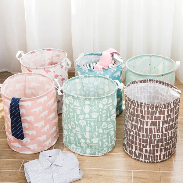 Folding Waterproof Clothes Storage Laundry Basket