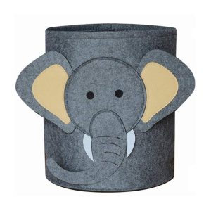 Cartoon Elephant Clothes Storage Laundry Basket