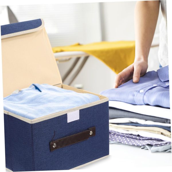 Covered Folding Clothes Rack Storage Bin