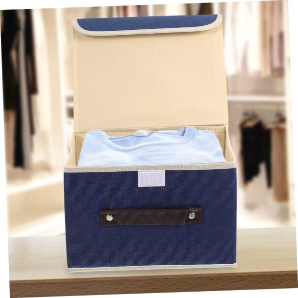 Covered Folding Clothes Rack Storage Bin