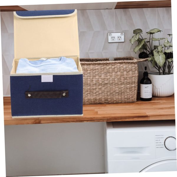 Covered Folding Clothes Rack Storage Bin