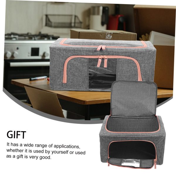 2 PCS Collapsible Bedding Garment Underbed Clothing Storage Bags