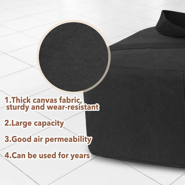 Large Capacity Thickened Canvas Zipper Comforter Storage Bag