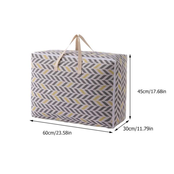 Large Capacity Zipper Foldable Clothes Storage Bag