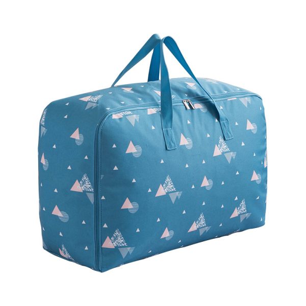 Wardrobe Clothing Quilt Blanket Blue Triangle Storage Bag