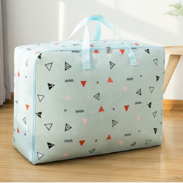 Waterproof Heavy Duty Bedding Blue Triangle Storage Bag