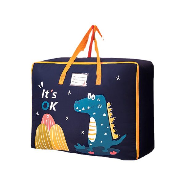 Moving Cartoon Dinosaur Clothing Comforter Zipper Storage Bag