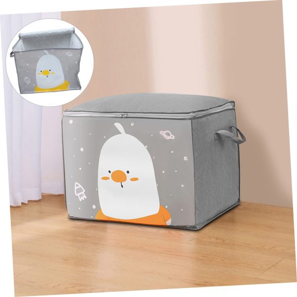 4pcs Large Capacity Cartoon Clothes Lil 'Fat Chicken Portable Storage Bag