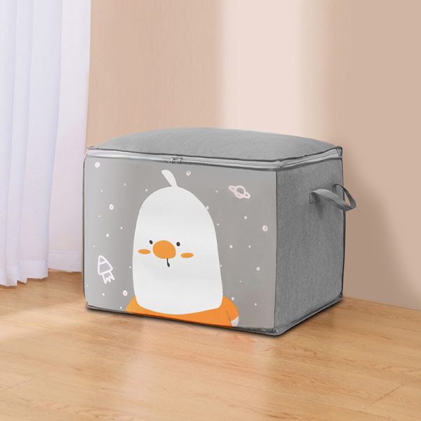 4pcs Large Capacity Cartoon Clothes Lil 'Fat Chicken Portable Storage Bag