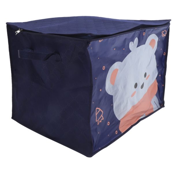 4pcs Large Capacity Cartoon Clothes Sven Bear Portable Storage Bag