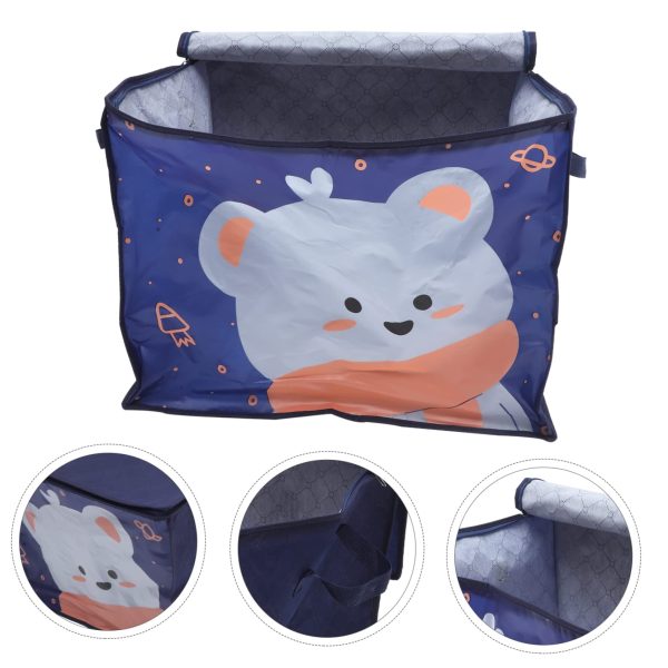 4pcs Large Capacity Cartoon Clothes Sven Bear Portable Storage Bag