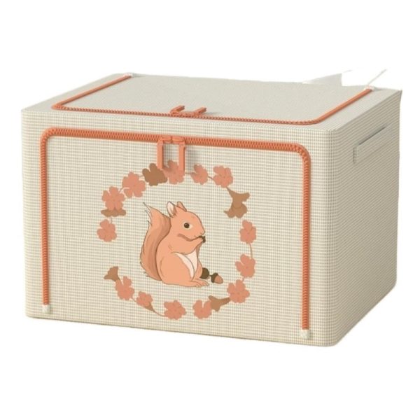 Cartoon Folding Comforters Clothes Sweet Squirrel Storage Bag