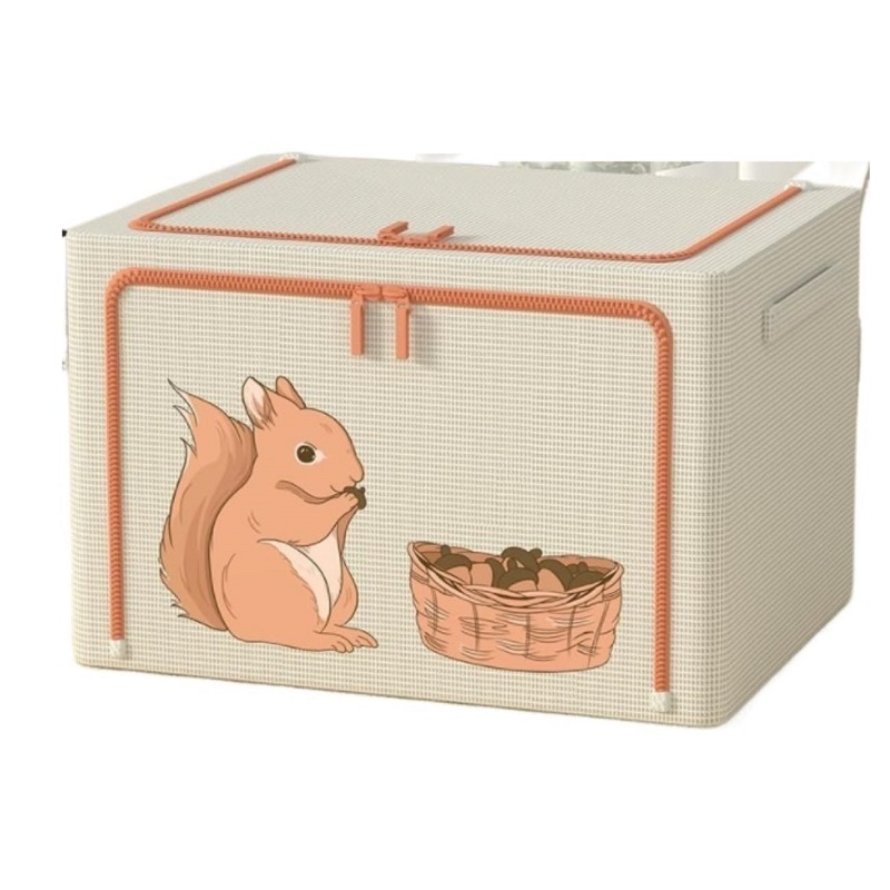 Cartoon Folding Comforters Clothes Little Squirrel Storage Bag