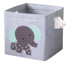 Anime Cartoon Elephant Collapsible Sturdy Cube Storage Boxes