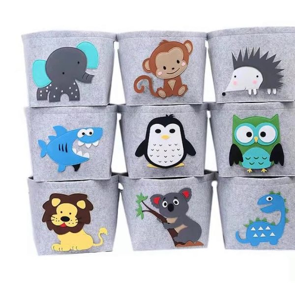 Anime Cartoon Elephant Collapsible Sturdy Cube Storage Boxes