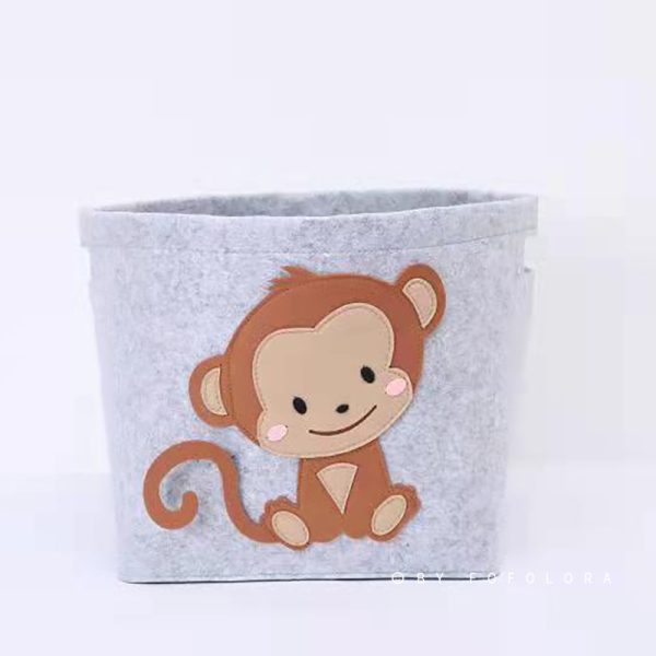 Anime Cartoon Monkey Collapsible Sturdy Cube Storage Boxes