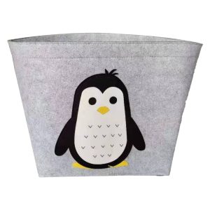 Anime Cartoon Penguin Collapsible Sturdy Cube Storage Boxes