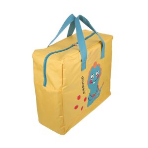 Large Cartoon Hippie Dinosaur Storage Bag