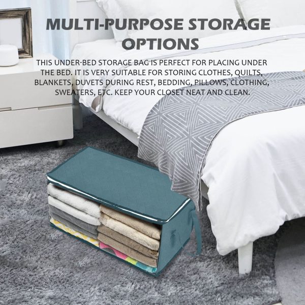 Foldable Large Clothes Clear Window Thick Storage Box