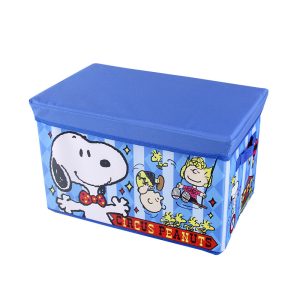 Snoopy Oxford Fabric Multi-functional Foldable Storage Box - Cartoon Print Household Organizer for Children's Toys and Miscellaneous Items