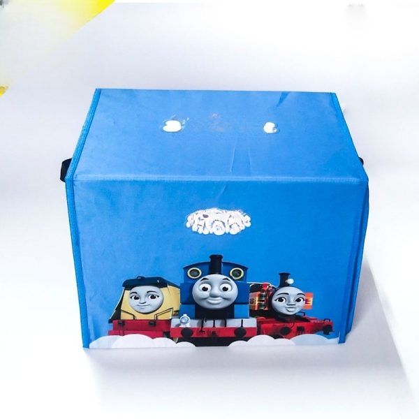 Toy Storage Box - Foldable Children's Play Mat Organizer, Children's Toy Storage Bin with Folding Design