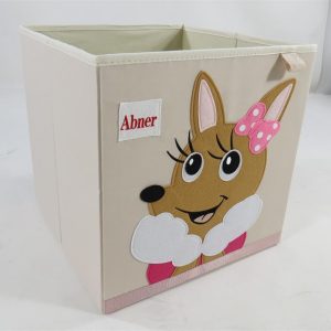 Children's Animal-themed Foldable Storage Box - High-Capacity Toy Chest with Flip-Top Lid