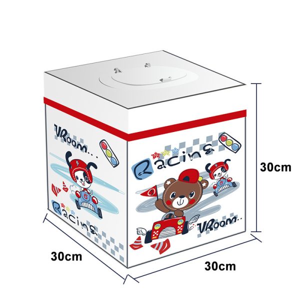 Children's Toy Foldable Sterilization and Storage Box - 360-Degree Ozone UV Double Sterilization for Socks and Underwear