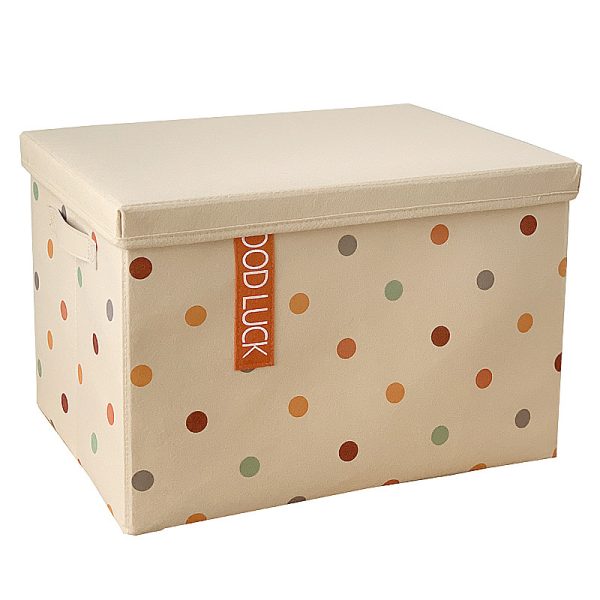 Eco-Friendly Washable Foldable Storage Box with Lid - Clothing Organizer for Wardrobe, Children's Carrying, and Portable Storage