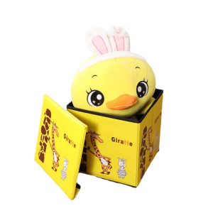 Creative Cartoon Children's Multi-functional Storage Stool - Fabric Foldable Storage Box for Household Organization