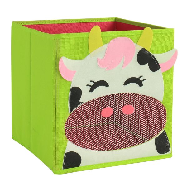 Cartoon Toy Storage - Non-Woven Fabric Organizer for Toys and Clothing