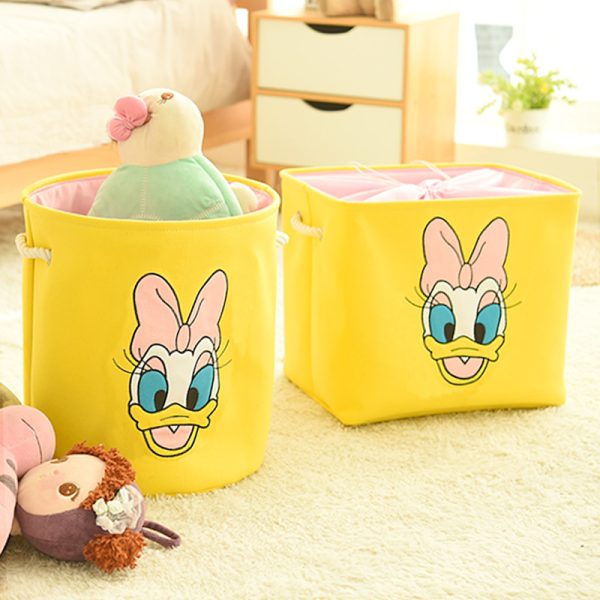 Laminated Cartoon Car Non-Woven Fabric Foldable Storage Box - Clothing Organizer and Multifunctional Children's Toy Storage Bench