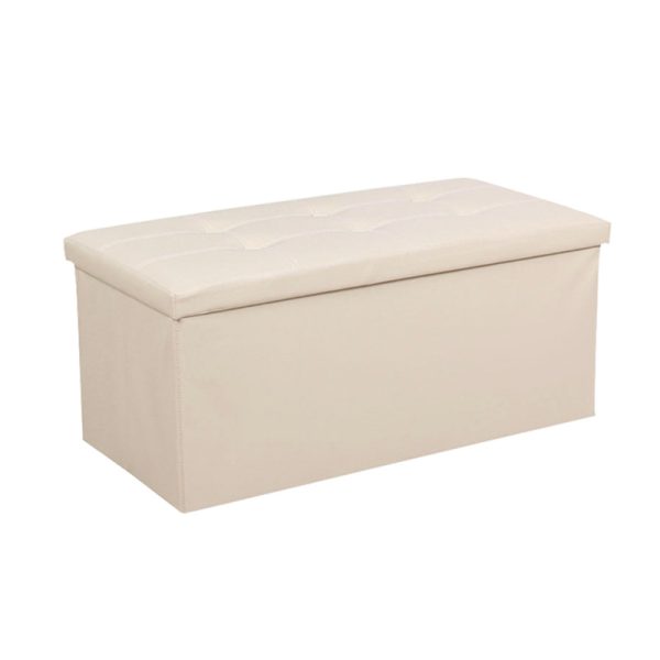 Folding Storage Ottoman