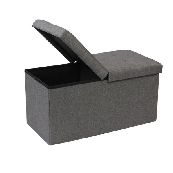 Folding Storage Chest with Flip-Up Lid