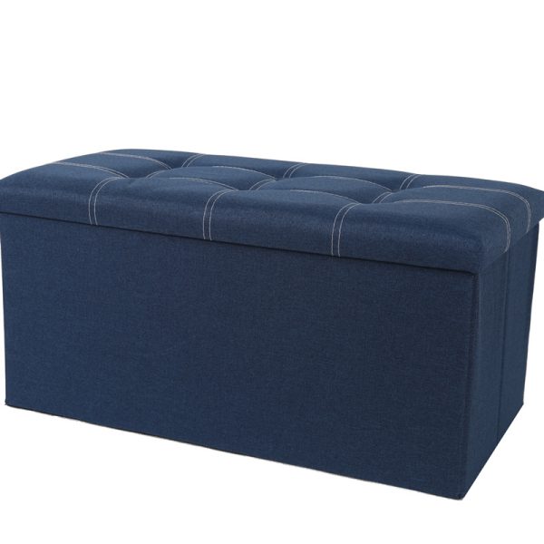 Folding Storage Ottoman Bench