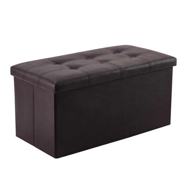 Folding Storage Ottoman