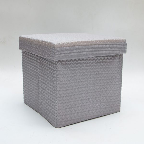 Leather Ottoman Folding Cube