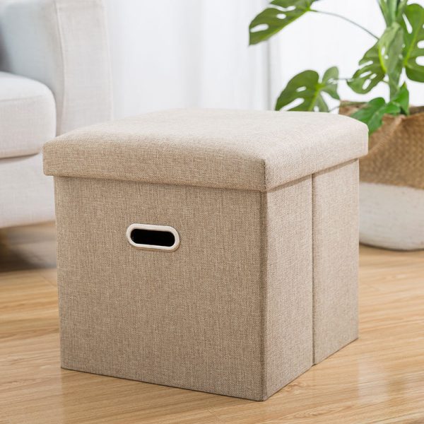 Footstool Ottoman Pouffe Shoe Bench